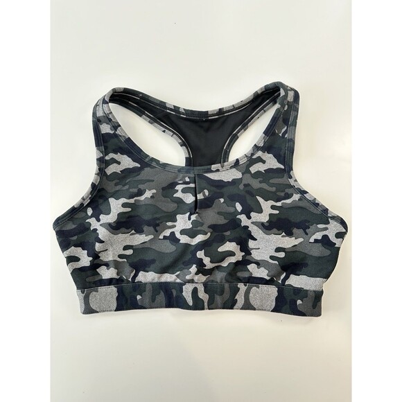 FABLETICS Sylvia Sports Bra Women's Camouflage Moss Camo Keyhole Adjustable XS/S - Picture 1 of 10